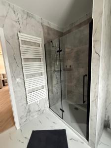 Koupelna v ubytování Bobrowa Przystań + 42 fotografií