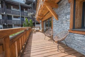 Μπαλκόνι ή βεράντα στο Central 4 bedroom apartment with spa access