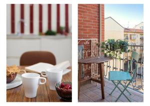 Balkón nebo terasa v ubytování La Bice