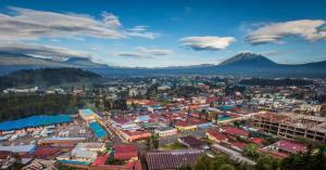 Nespecifikovaný výhled na hory nebo výhled na hory při pohledu z apartmánu