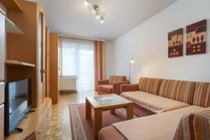 Μια τηλεόραση ή/και κέντρο ψυχαγωγίας στο Appartement Zentral