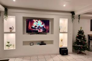 Μια τηλεόραση ή/και κέντρο ψυχαγωγίας στο Clos des chênes