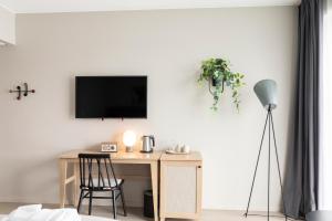 Μια τηλεόραση ή/και κέντρο ψυχαγωγίας στο Home Hotel Arcticus +28 φωτογραφίες