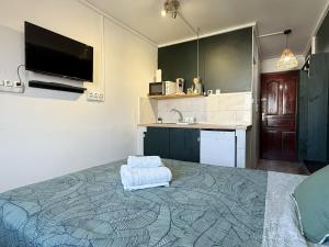 Una cocina o cocineta en Le Vert Sauvage - Plage et Ville - Clim