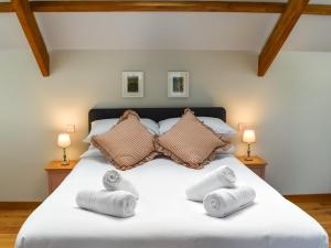 Ένα ή περισσότερα κρεβάτια σε δωμάτιο στο Aeron Villa