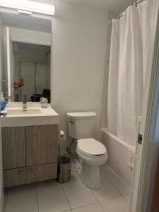 Koupelna v ubytování Cozy holiday home