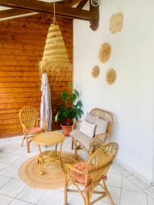 Et opholdsområde på Maison Beauséjour