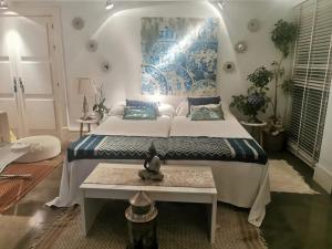 Postel nebo postele na pokoji v ubytování Apartment with Private Terrace in Málaga 80 m²