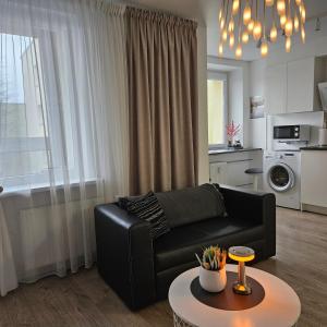 Nhà bếp/bếp nhỏ tại Buto nuoma Šviesos gatvėje