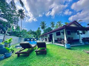 Zahrada ubytování Jungle Serenity Villa