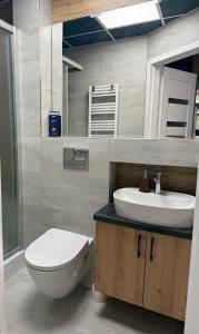 Et badeværelse på Spoko Room 23 Szczytno