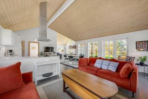 Kuchyň nebo kuchyňský kout v ubytování Feriehus 1150