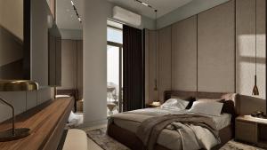 Ένα ή περισσότερα κρεβάτια σε δωμάτιο στο Cavo Mare Suites +48 φωτογραφίες