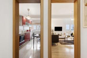 Kuchyň nebo kuchyňský kout v ubytování Aveiro Le petit venise du portugal