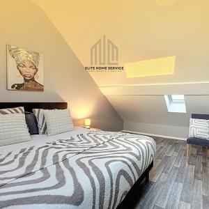 Ένα ή περισσότερα κρεβάτια σε δωμάτιο στο Duplex 363 - Détente en bord de Mer