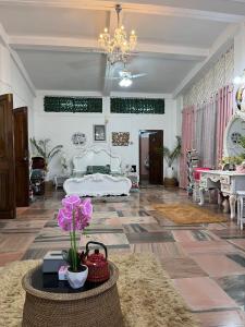 Χώρος καθιστικού στο Keke homestay