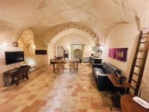 TV a/nebo společenská místnost v ubytování Hotel San Giorgio