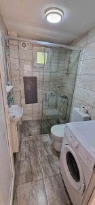 Koupelna v ubytování Apartament Loza Bar