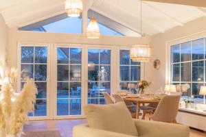 Χώρος καθιστικού στο NEU Hütthus Ferienhaus in Timmendorfer Strand