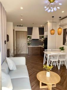 Η κουζίνα ή μικρή κουζίνα στο Modern 1BR with Balcony Park View Hanoi