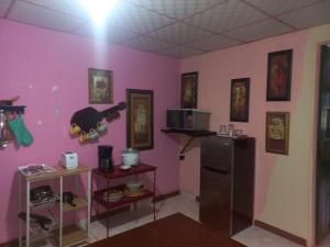 Kuchyň nebo kuchyňský kout v ubytování Beautiful air condioned villa for singles, couples, families and groups cozy stay