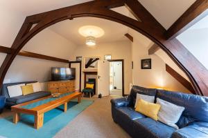 Et opholdsområde på Spacious Country House Apartment