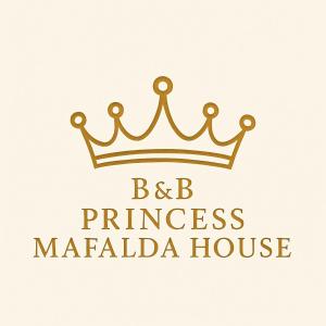 a crown on top of the words princess margiela house at Princess Mafalda house in Grottaglie