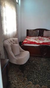 Postel nebo postele na pokoji v ubytování عجلون صخره