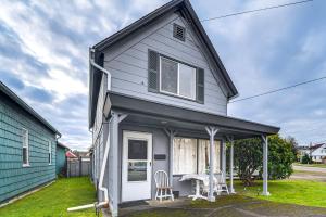 Bygningen som feriehuset ligger i