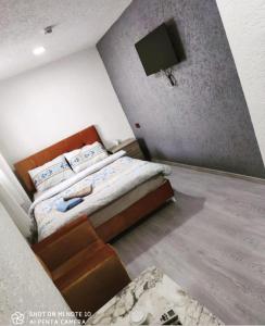 Postel nebo postele na pokoji v ubytování Butik otel