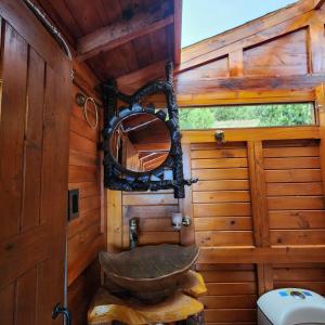 Koupelna v ubytování Cabaña Santo Domingo + 49 fotografií