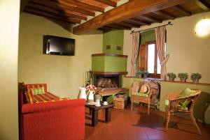 Khu vực ghế ngồi tại Florence Winery Country Apartments - Fattoria Lavacchio