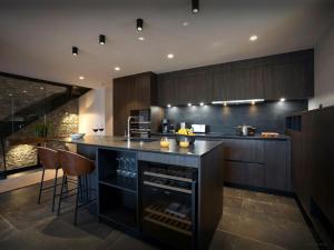 Η κουζίνα ή μικρή κουζίνα στο Chalet Fango - OVO Network