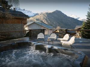 Γενική θέα στο βουνό ή θέα στο βουνό από  αυτό το σαλέ