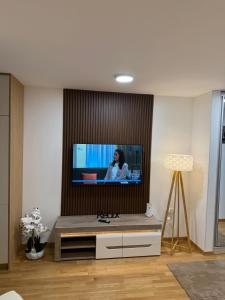 Μια τηλεόραση ή/και κέντρο ψυχαγωγίας στο Phenix Apartments