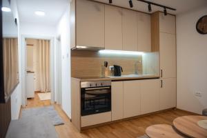 Η κουζίνα ή μικρή κουζίνα στο Phenix Apartments