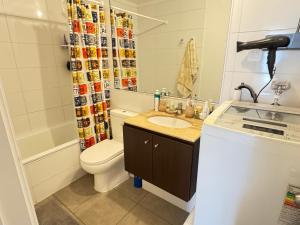 Et badeværelse på PIEZA EN CONDOMINIo