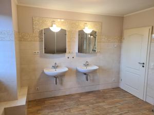 Ένα μπάνιο στο Apartment Drachennest mit Kochnische & Bad