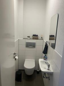 Ένα μπάνιο στο Ferienhaus in ruhiger Lage