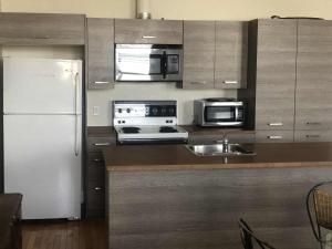 Η κουζίνα ή μικρή κουζίνα στο Le Loft des Milles-Îles