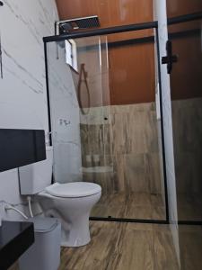 Ένα μπάνιο στο Chalés JH