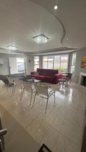 Χώρος καθιστικού στο Residência da Kel