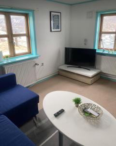 Un televizor și/sau centru de divertisment la Mikami Guest House 1