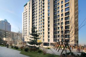 Bygningen som lejligheden ligger i