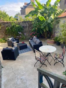 Posezení v ubytování Les2 cerisiers