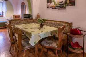 Posezení v ubytování Ferienwohung Reichel