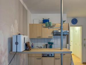 Køkken eller tekøkken på Exclusive Stay Augsburg 4 Minuten zur Messe