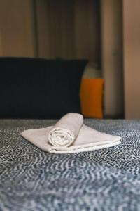 Ένα ή περισσότερα κρεβάτια σε δωμάτιο στο Silesian Cozy Rooms