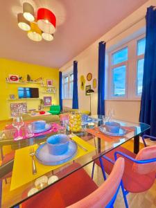 Χώρος καθιστικού στο La Belle Breisach - Pop et Arty - Near Colmar