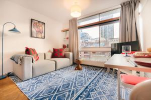 Гостиная зона в Central Barbican Hideaway Large Studio